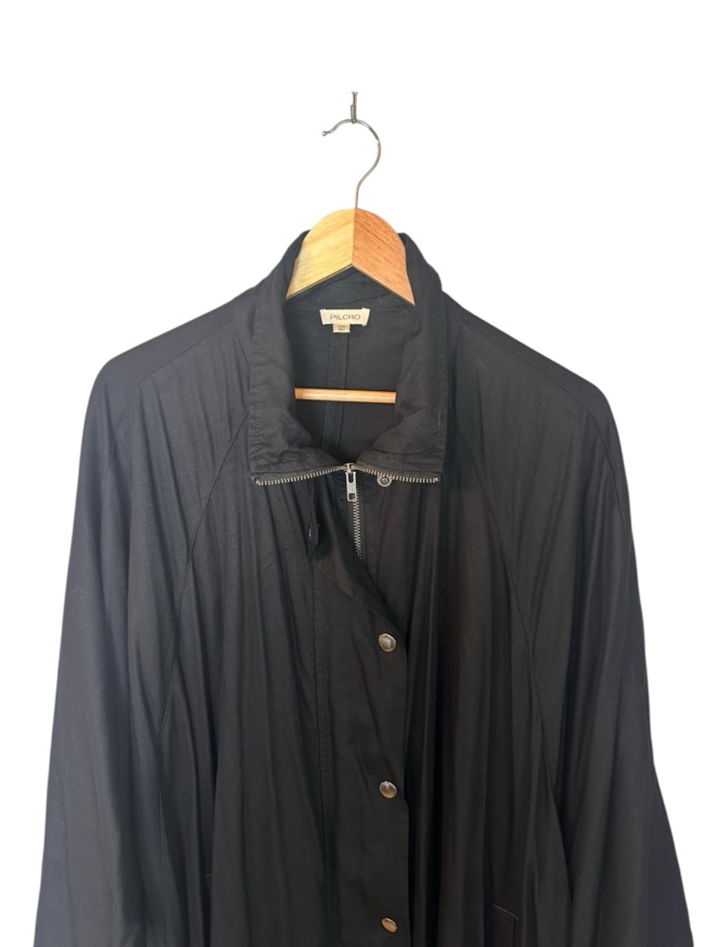 Anthropologie PILCRO Utility Poncho Cape Trench Oversize | one size all | black - Picture 7 of 10